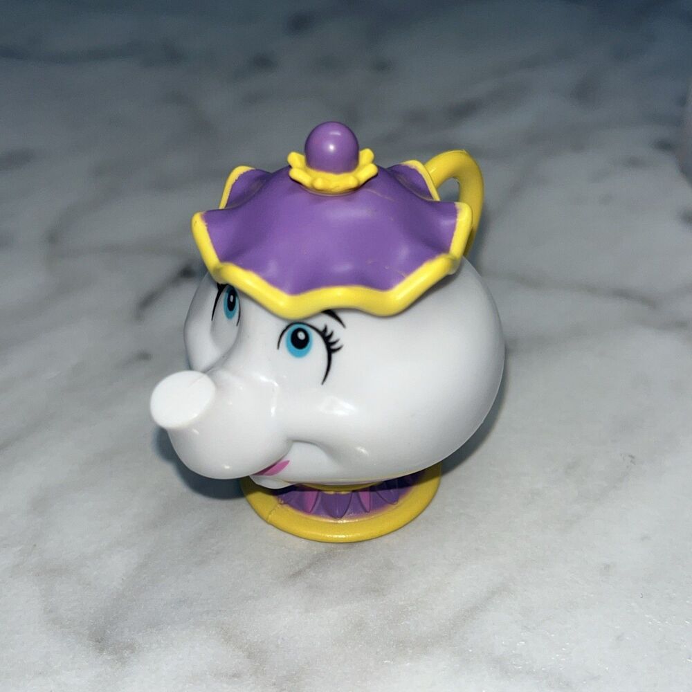 Mrs Potts Figure Disney Beauty and the Beast Mini Tea Pot Toy 2” Jakks Pacific